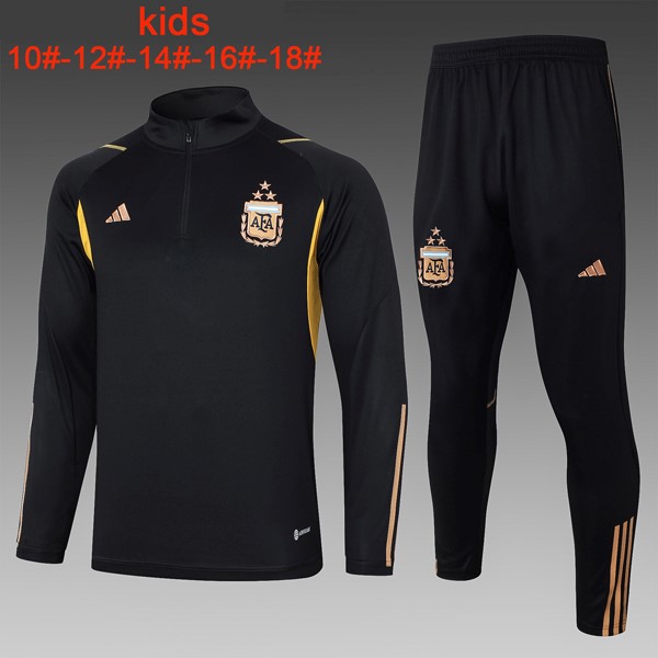 Kinder Sweatshirts Argentinien 2024 Schwarz 2